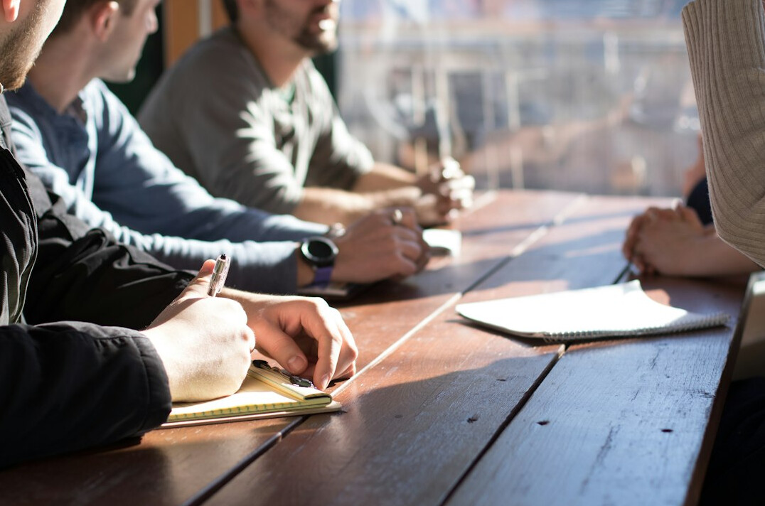 business team meeting discussion